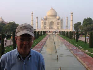 David at the Taj Mahal