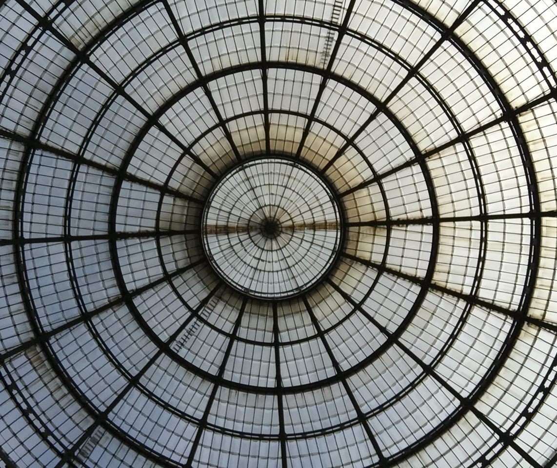 Central skylight in the Galleria